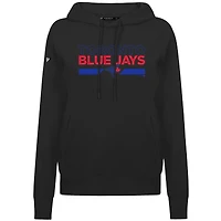Sweat à capuche noir pour femme Levelwear des Blue Jays de Toronto City Connect Adorn No Hitter