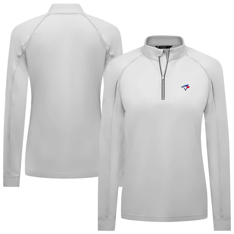 Haut à glissière quart de tour Kinetic Insignia 2.0 blanc pour femme Levelwear des Blue Jays Toronto