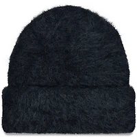 Bonnet en tricot à revers flou des Blue Jays de Toronto New Era pour femme noir