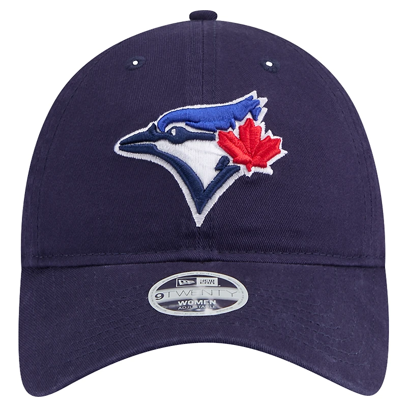 Women's New Era Navy Toronto Blue Jays 9TWENTY Adjustable Hat