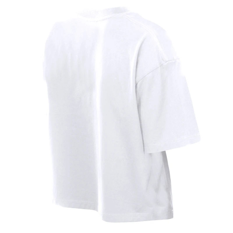 T-shirt boxy blanc New Era pour femmes, Toronto Blue Jays