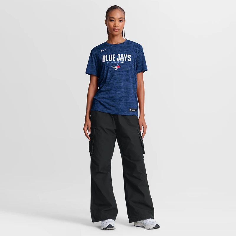 Women's Nike Blue Toronto Jays Authentic Collection Velocity Dri-FIT T-Shirt