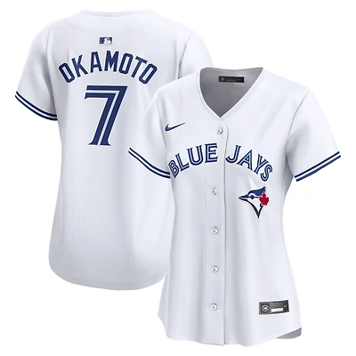 Women's Nike Kazuma Okamoto White Toronto Blue Jays Home Limited Jersey
