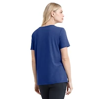 Women's Nike Navy Toronto Blue Jays Slub Fashion Dri-FIT T-Shirt