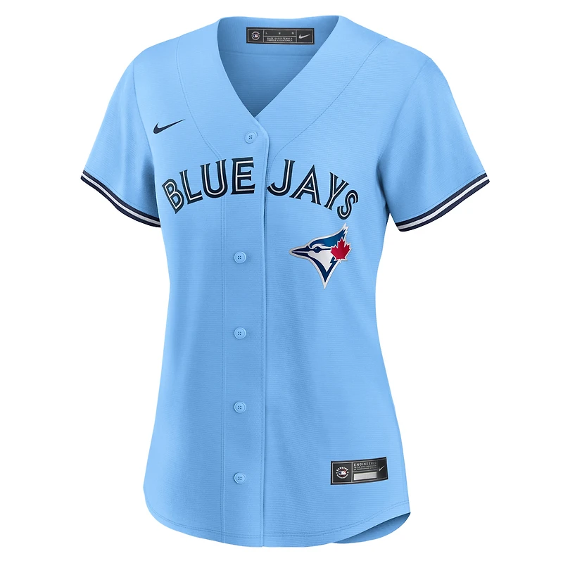 Women's Nike Powder Blue Toronto Jays Alternate Replica Jersey
