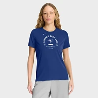 Women's Nike Royal Toronto Blue Jays Authentic Collection Early Work Tri-Blend Dri-FIT T-Shirt