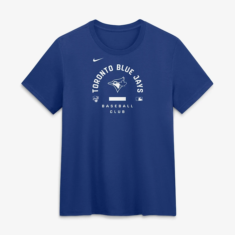T-shirt Nike Royal Toronto Blue Jays Authentic Collection Early Work Tri-Blend Dri-FIT pour femme