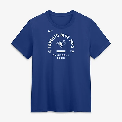 T-shirt Nike Royal Toronto Blue Jays Authentic Collection Early Work Tri-Blend Dri-FIT pour femme