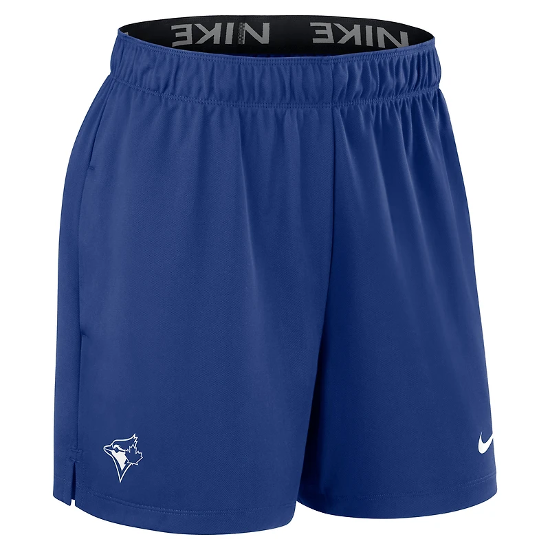 Short de performance Nike Royal Toronto Blue Jays Authentic Collection pour femme