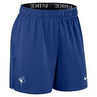 Short de performance Nike Royal Toronto Blue Jays Authentic Collection pour femme