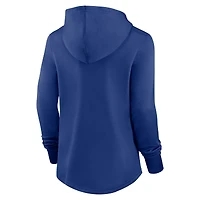 Chandail à capuchon Performance d'avant-match Nike Royal Toronto Blue Jays pour femme