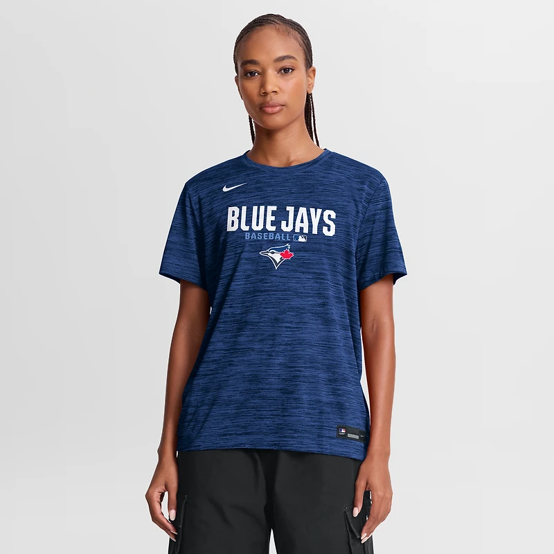 Women's Nike Royal Toronto Blue Jays Authentic Collection Velocity Dri-FIT T-Shirt