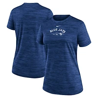 T-shirt Nike Royal Toronto Blue Jays Authentic Collection Velocity Performance pour femme