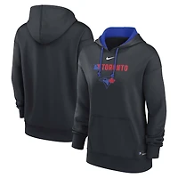 Sweat à capuche Nike Royal Toronto Blue Jays City Connect Authentic Collection Therma pour femme