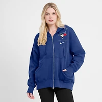 Sweat à capuche entièrement zippé Nike Royal Toronto Blue Jays Legacy Icon pour femme