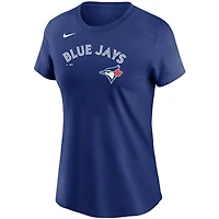 T-shirt Nike Vladimir Guerrero Jr. Royal Toronto Blue Jays pour femmes avec nom et numéro