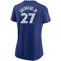 T-shirt Nike Vladimir Guerrero Jr. Royal Toronto Blue Jays pour femmes avec nom et numéro