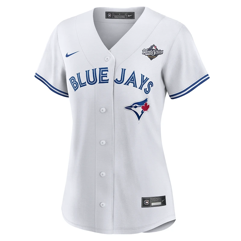 Women's Nike Vladimir Guerrero Jr. White Toronto Blue Jays 2025 World Series Home Replica Jersey