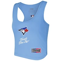 Débardeur court ajusté Pro Standard bleu poudre Toronto Blue Jays Fast Lane pour femme