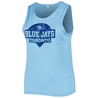 Débardeur en trois mélanges à encolure montante des Blue Jays de Toronto pour femmes, taille plus, doux comme un raisin