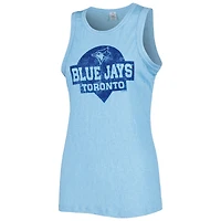 Débardeur a trois mélanges Soft as Grape Royal des Blue Jays de Toronto pour femmes