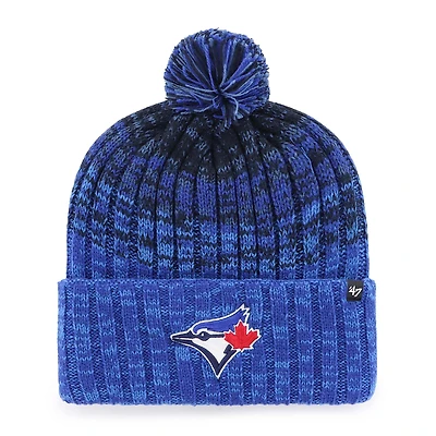 Bonnet en tricot à revers avec pompon Cascade des Blue Jays de Toronto Royal '47 pour jeunes