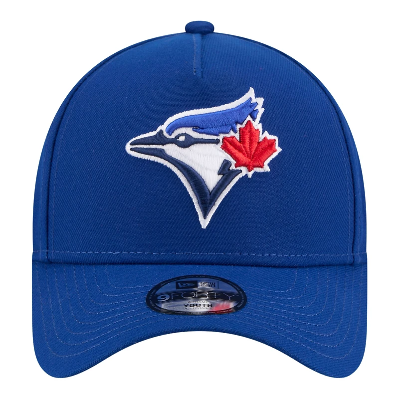 Youth New Era Royal Toronto Blue Jays 9FORTY A-Frame Adjustable Hat