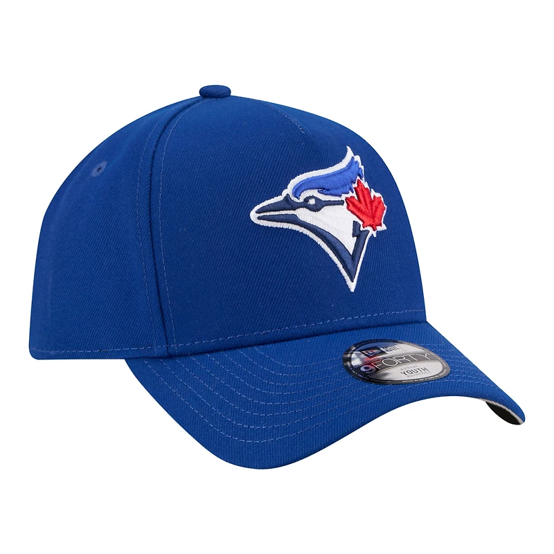 Youth New Era Royal Toronto Blue Jays 9FORTY A-Frame Adjustable Hat