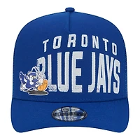 Youth New Era Royal Toronto Blue Jays Logo Fade A-Frame 9FIFTY Snapback Hat