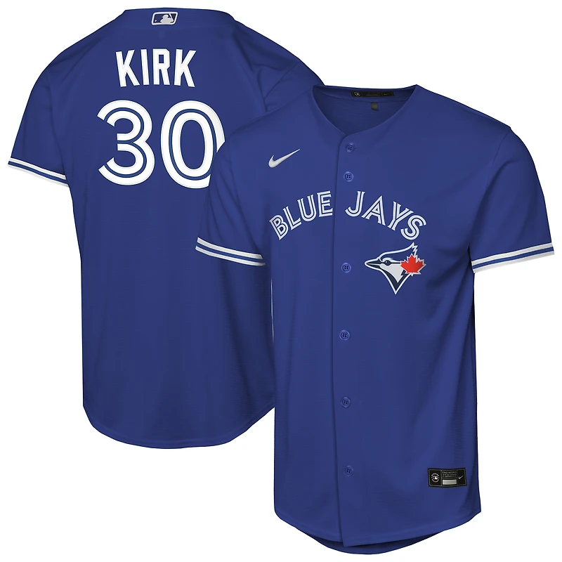 Maillot réplique alternatif Nike Alejandro Kirk Royal des Blue Jays de Toronto pour jeunes