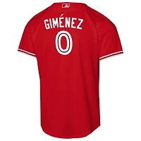 Youth Nike Andrés Giménez Red Toronto Blue Jays Canada Day Replica Jersey