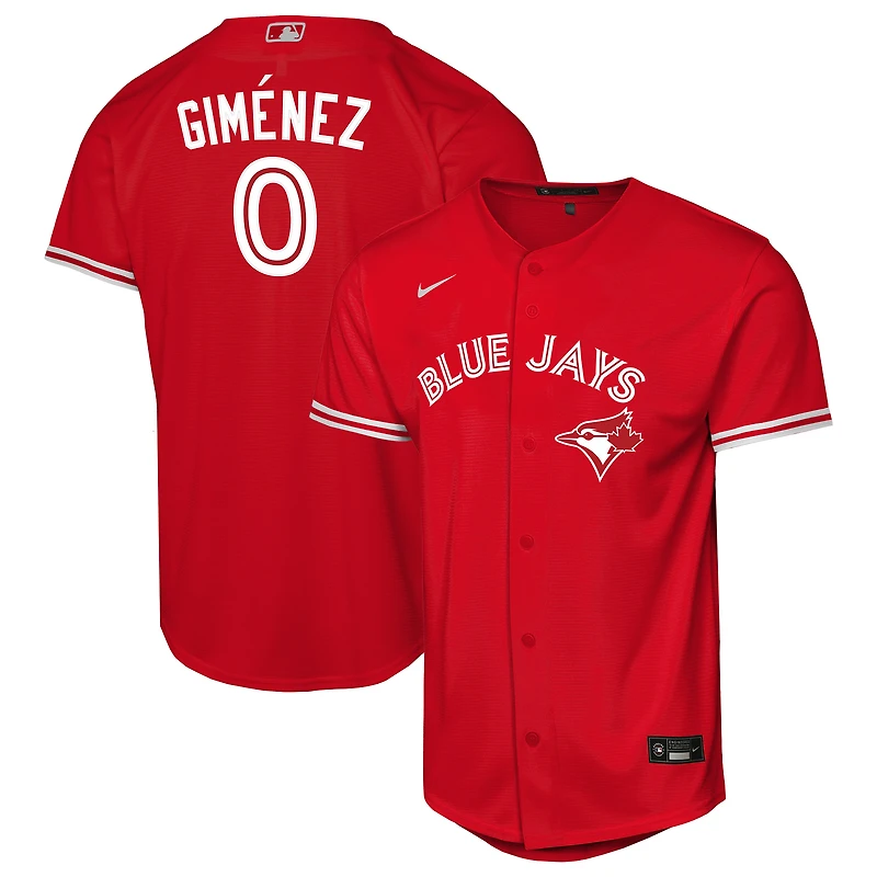 Youth Nike Andrés Giménez Red Toronto Blue Jays Canada Day Replica Player Jersey