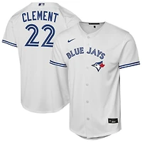 Maillot domicile Nike Ernie Clement blanc des Blue Jays de Toronto pour jeunes