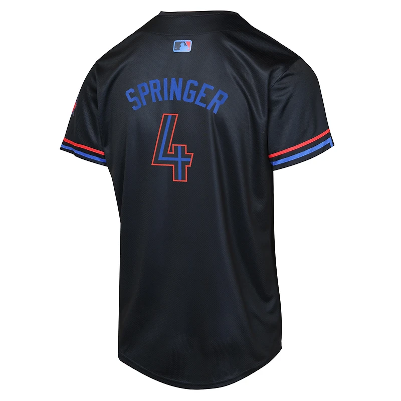 Youth Nike George Springer Navy Toronto Blue Jays City Connect Replica Jersey