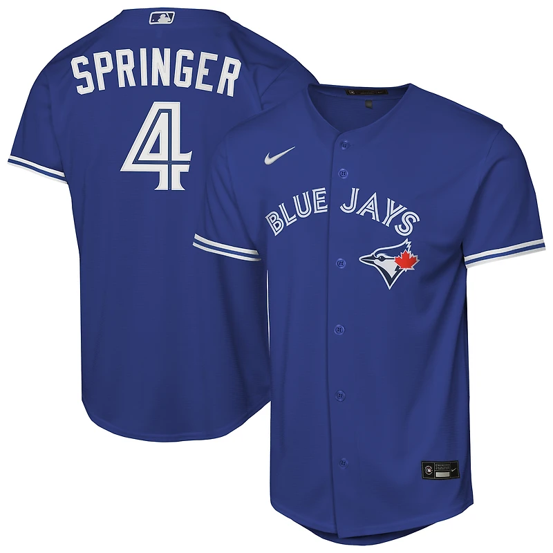 Maillot réplique alternatif Nike George Springer Royal des Blue Jays de Toronto pour jeunes