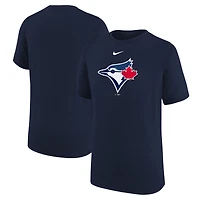 T-shirt de performance Nike bleu marine pour jeunes des Blue Jays Toronto Legend Fuse avec grand logo
