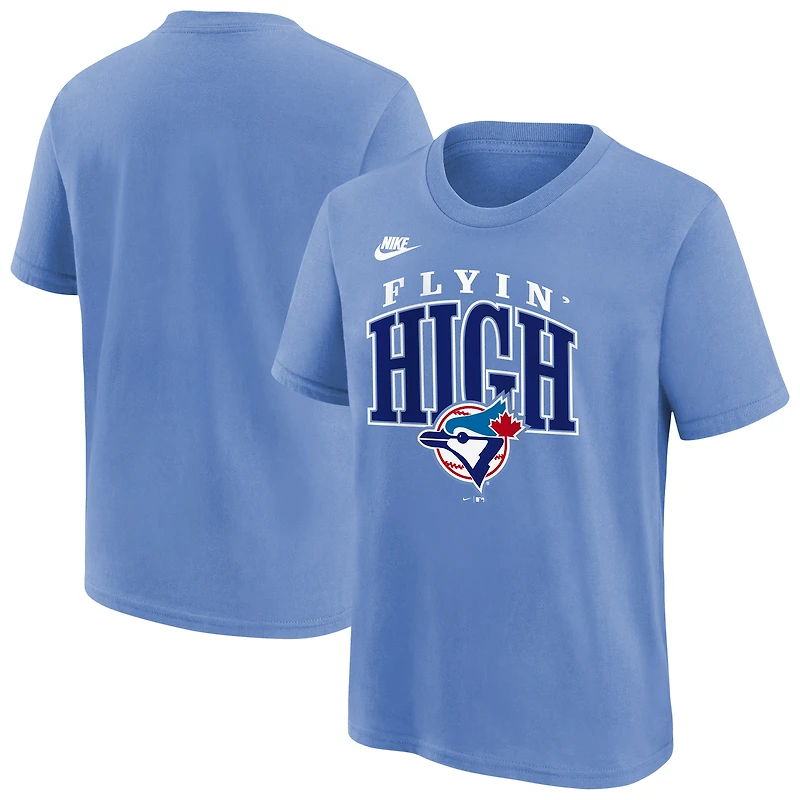 Youth Nike  Powder Blue Toronto Jays Hometown Collection T-Shirt