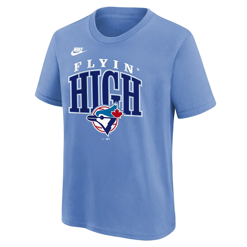 Youth Nike  Powder Blue Toronto Jays Hometown Collection T-Shirt