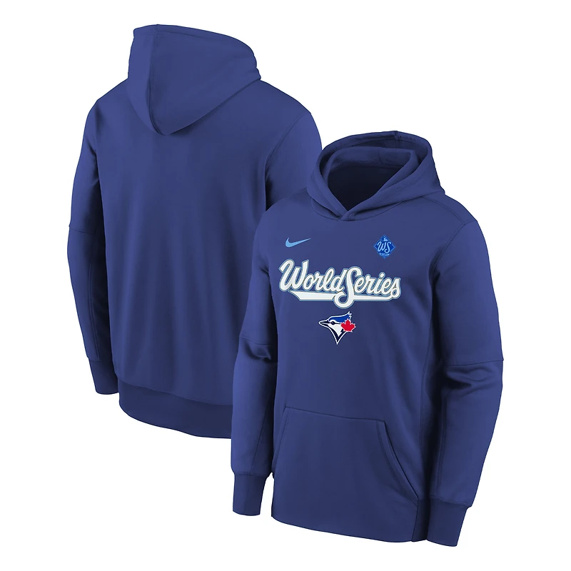 Youth Nike Royal Toronto Blue Jays 2025 World Series Fleece Hoodie