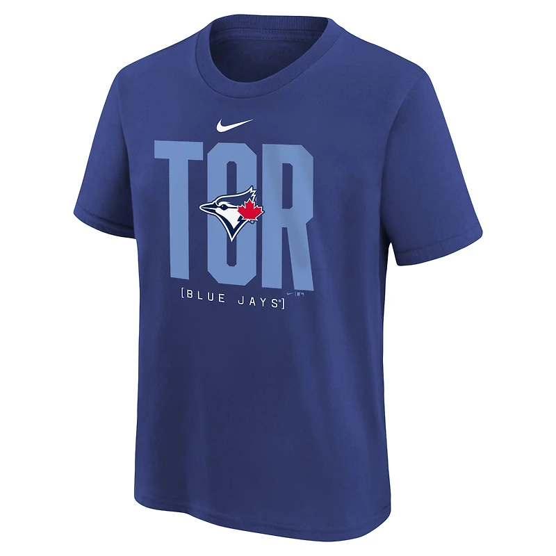 T-shirt de tableau bord Nike Royal Toronto Blue Jays pour jeunes