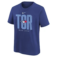 T-shirt de tableau bord Nike Royal Toronto Blue Jays pour jeunes