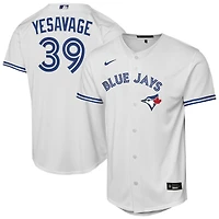 Youth Nike Trey Yesavage White Toronto Blue Jays Baseline Jersey