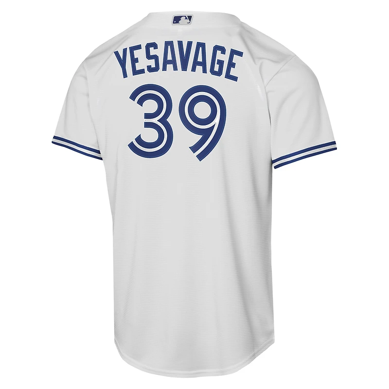 Youth Nike Trey Yesavage White Toronto Blue Jays Home Baseline Jersey