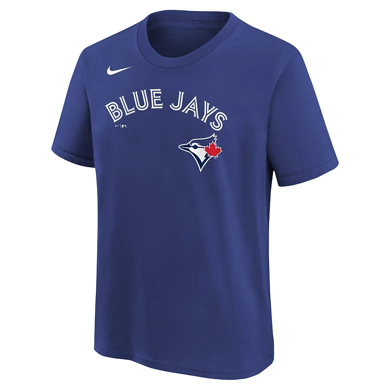T-shirt Nike pour jeunes Vladimir Guerrero Jr. Royal Toronto Blue Jays Home avec nom et numéro du joueur