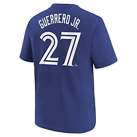T-shirt Nike pour jeunes Vladimir Guerrero Jr. Royal Toronto Blue Jays Home avec nom et numéro du joueur