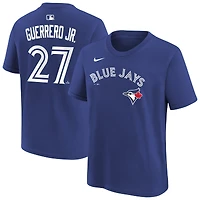 Youth Nike Vladimir Guerrero Jr. Royal Toronto Blue Jays Name & Number T-Shirt