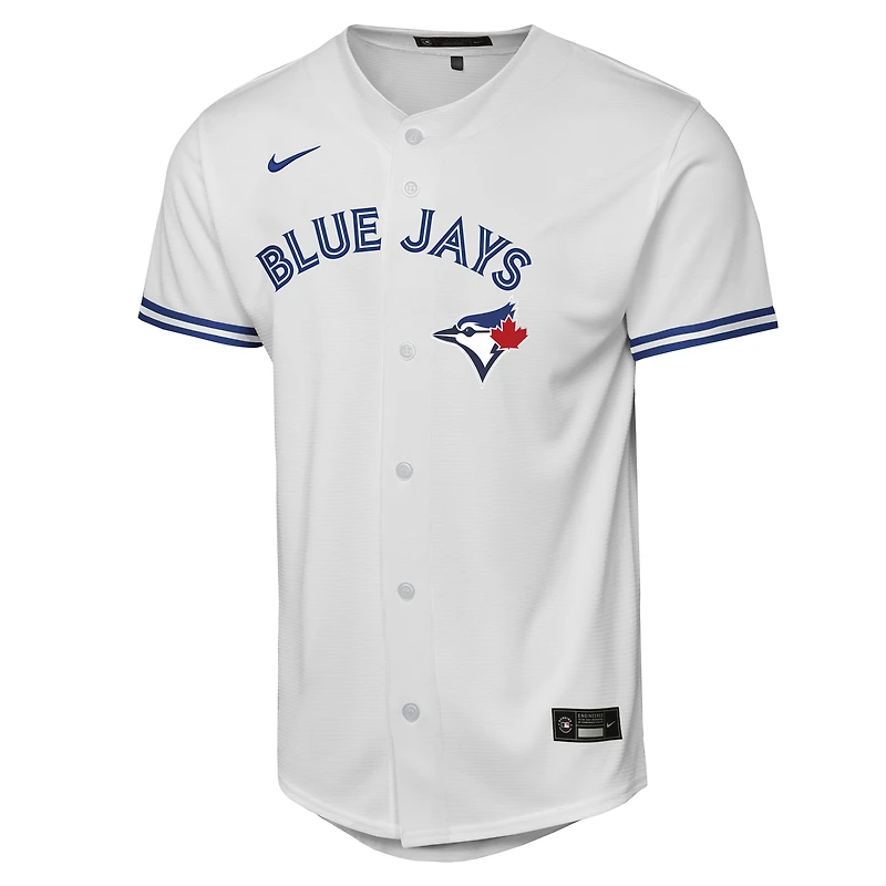 Youth Nike Vladimir Guerrero Jr. White Toronto Blue Jays Home Baseline Jersey