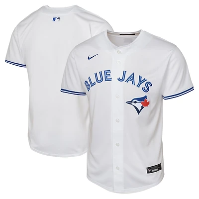 Maillot Nike blanc à domicile des Blue Jays de Toronto pour jeune joueur