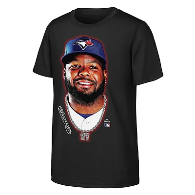 T-shirt noir Outerstuff pour jeunes Vladimir Guerrero Jr., vedette des Blue Jays de Toronto