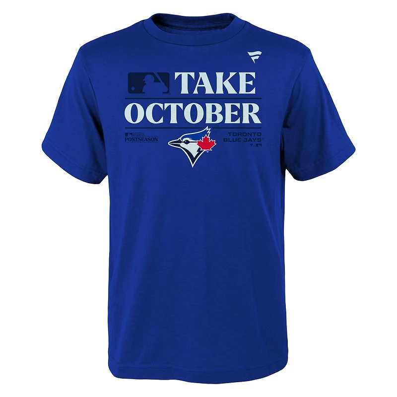 Youth Royal Toronto Blue Jays 2023 Postseason Locker Room T-Shirt